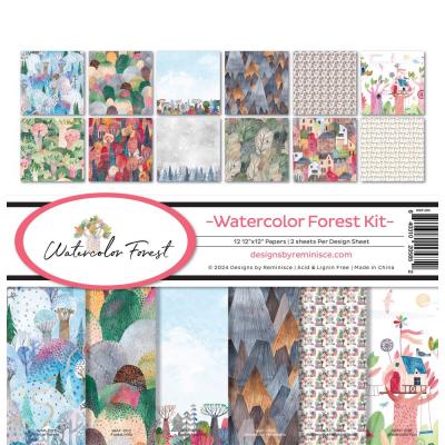 Reminisce Collection Kit - Watercolor Forest